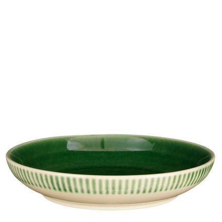 Elice deep plate – Ø22 cm – Ceramic – Green