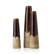 Die Amber Cone Vase – Betonbraun – S Bazar Bizar Living