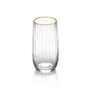 Der Golden Rim Highball – Natürliches Gold Bazar Bizar Living