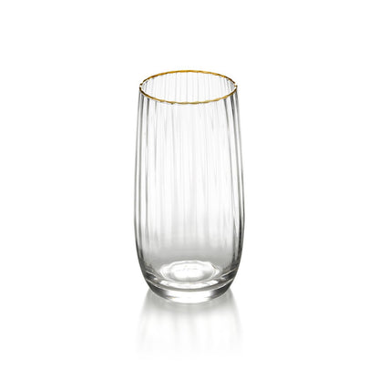 Der Golden Rim Highball – Natürliches Gold - Pimis Living