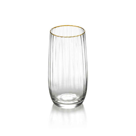 Der Golden Rim Highball – Natürliches Gold Bazar Bizar Living