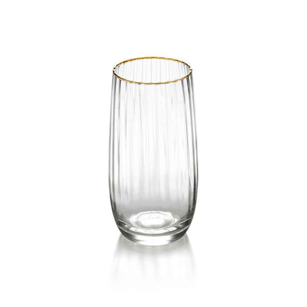 Der Golden Rim Highball – Natürliches Gold Bazar Bizar Living