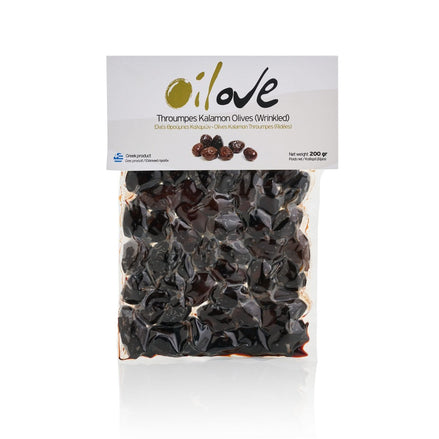 OILOVE® KALAMON THROUMBES (WRINKLED) TAFELOLIVEN in Vakuumverpackung Mediterrolio