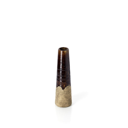 Die Amber Cone Vase – Betonbraun – S Bazar Bizar Living