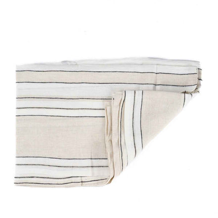 Die Provence-Tischdecke – Naturschwarzweiß – 150 x 250 Bazar Bizar Living