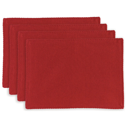 Set mit 4 recycelten Delia Tango-Tischsets 33 x 45 - Pimis Living