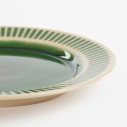 Elice Dinner Plate - Ø27 cm - Ceramic - Green