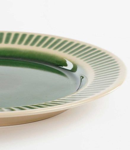 Elice Speiseteller - Ø27 cm - Keramik - Grün - Pimis living by Konceptpunkt