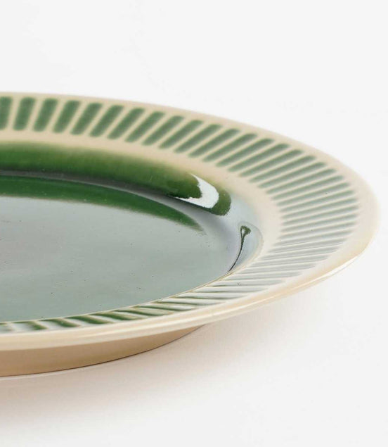 Elice Dinner Plate - Ø27 cm - Ceramic - Green