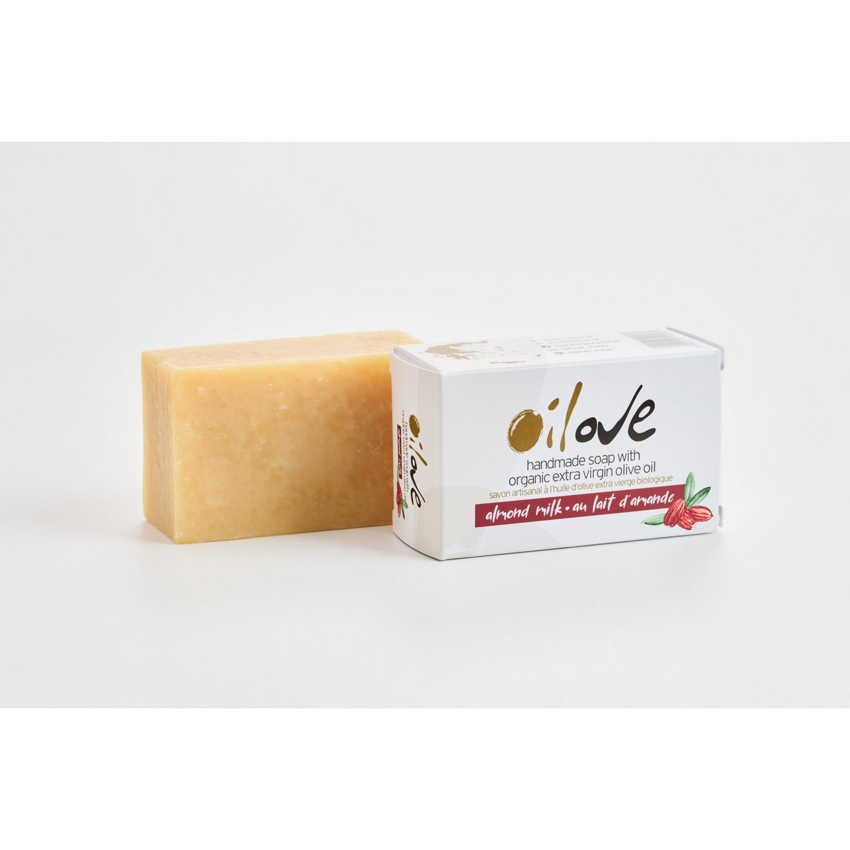 OILOVE® HANDGEMACHTES SEIFENSTÜCK MIT BIO-OLIVENÖL EXTRA NATIV - Pimis Living