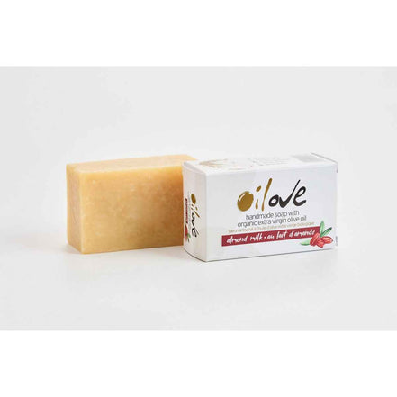 OILOVE® HANDGEMACHTES SEIFENSTÜCK MIT BIO-OLIVENÖL EXTRA NATIV Mediterrolio