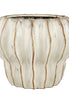 Altea Indoor Flowerpot - H20 x Ø25 cm - Ceramic - White