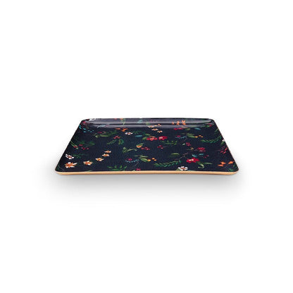 Tray Metal Medium Berry Blues Dark Blue 30.5x30.5cm - Pimis Living