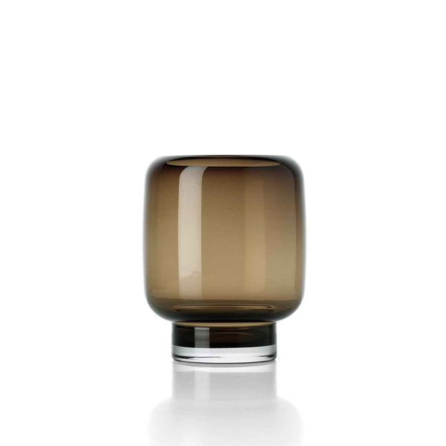 Die Smoky Cube Vase – Braun – S Bazar Bizar Living