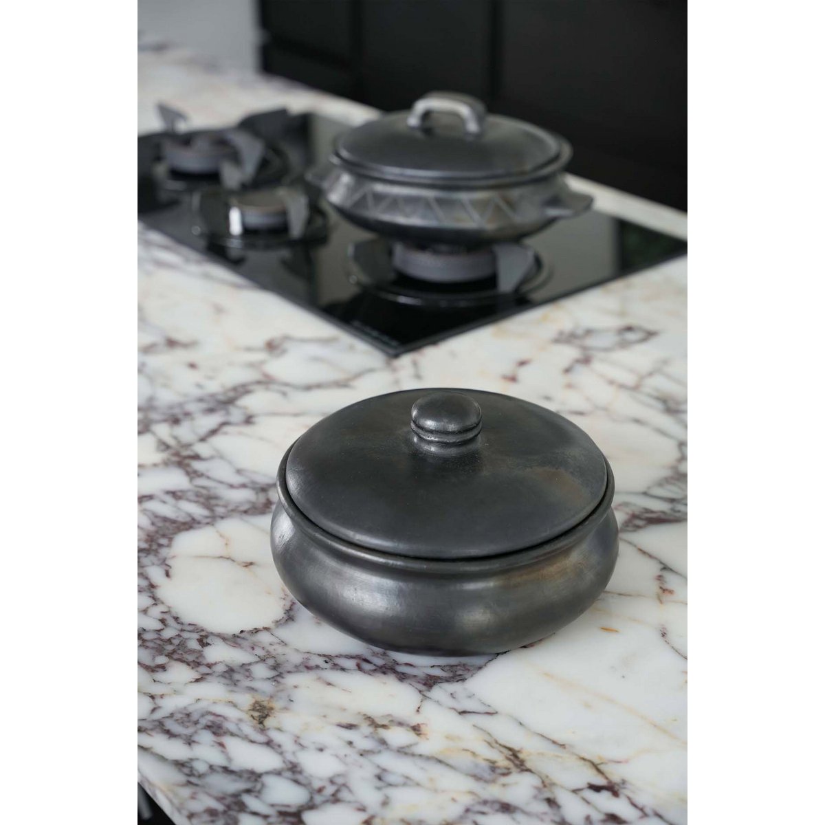 Der verbrannte Currytopf - Schwarz - Pimis Living