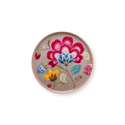 Mini Cake Tray Blooming Tales Fantasy Khaki 21cm - Pimis Living