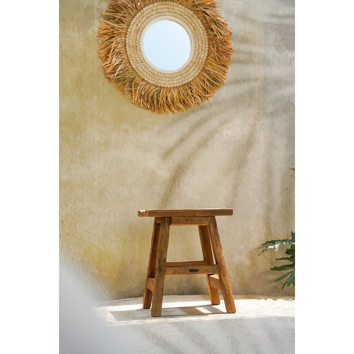 Der Yoke-Hocker – Natur – L - Pimis Living
