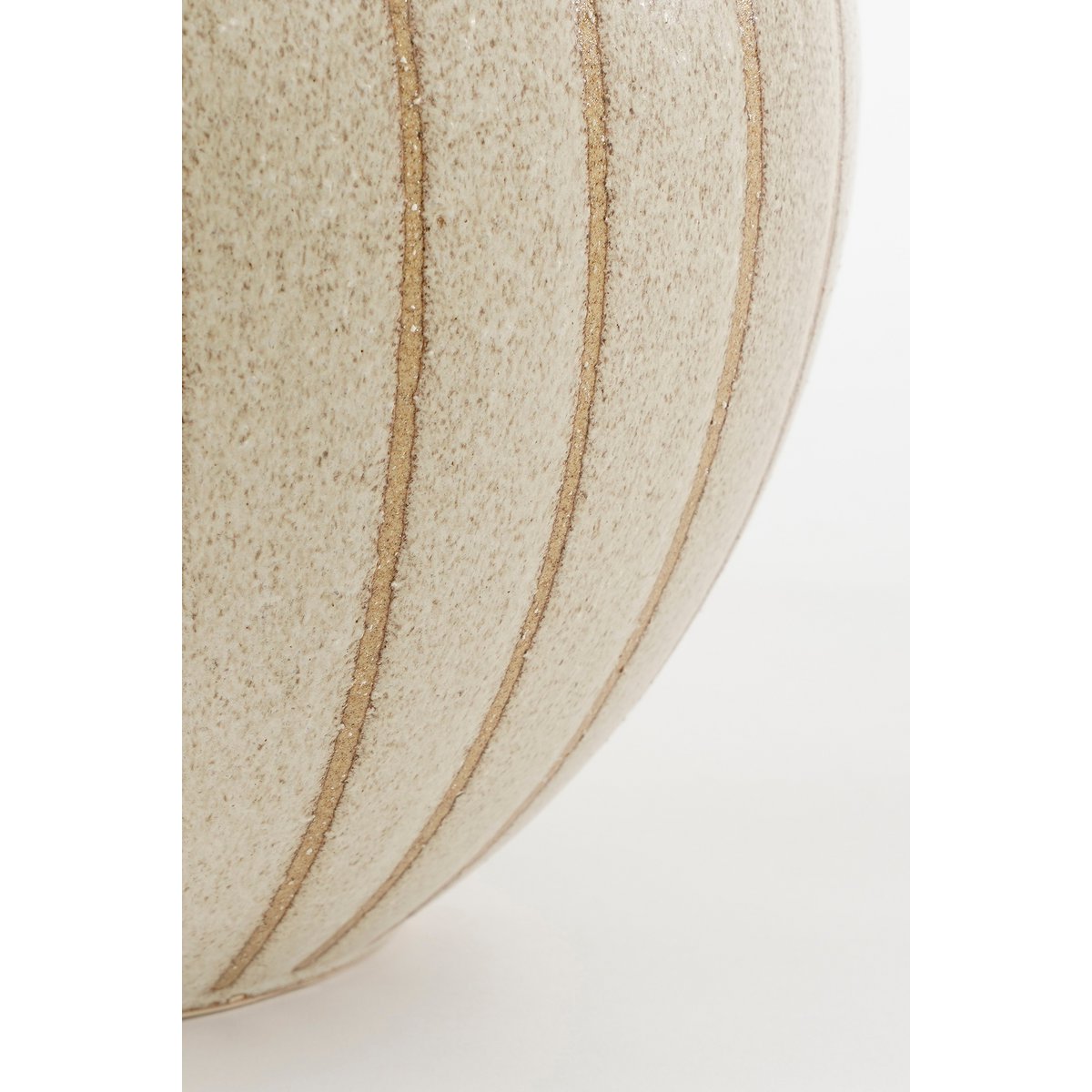 Holm Vase – H42 x Ø28 cm – Keramik – Creme Mica Decorations