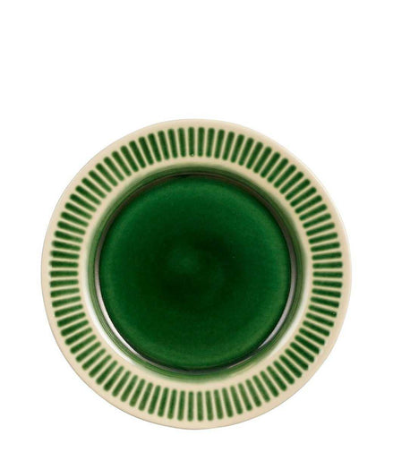 Elice Frühstücksteller - Ø22 cm - Keramik - Grün - Pimis living by Konceptpunkt