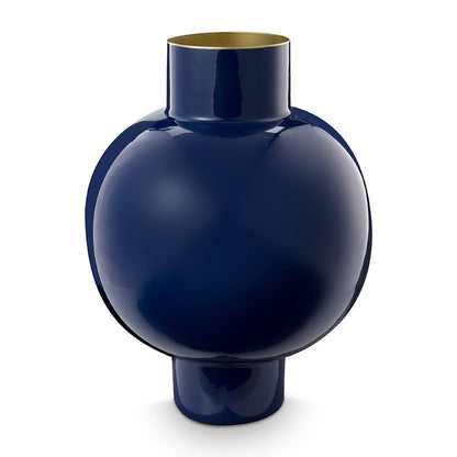 Vase Metal Large Royal Blue 31.5x42cm - Pimis Living