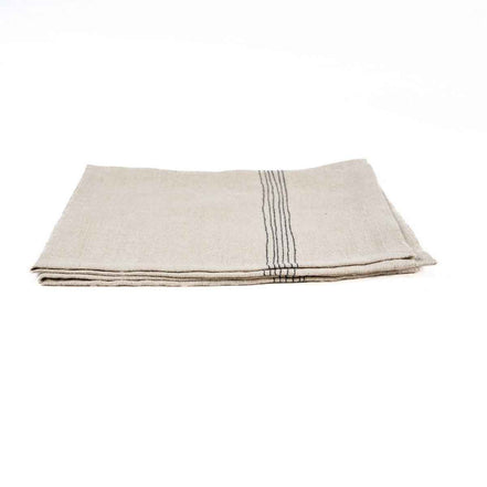 The Lint Biscuit Serviette – Naturschwarz – 45 x 45 Bazar Bizar Living