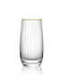 Der Golden Rim Highball – Natürliches Gold Bazar Bizar Living