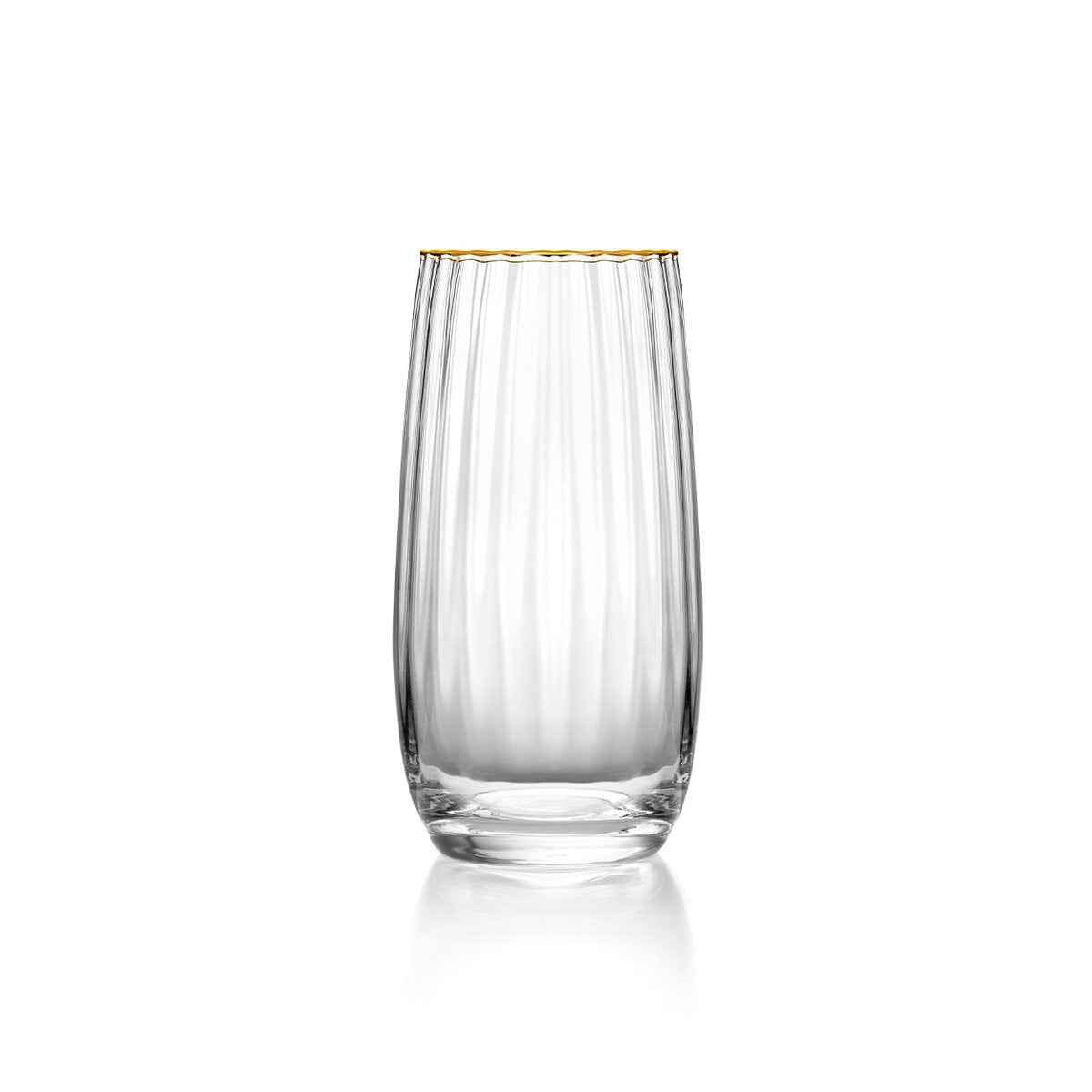 Der Golden Rim Highball – Natürliches Gold Bazar Bizar Living