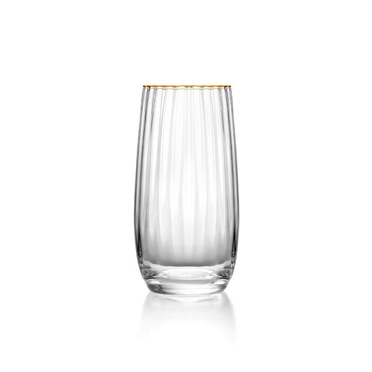 Der Golden Rim Highball – Natürliches Gold - Pimis Living