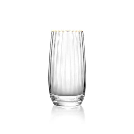 Der Golden Rim Highball – Natürliches Gold Bazar Bizar Living