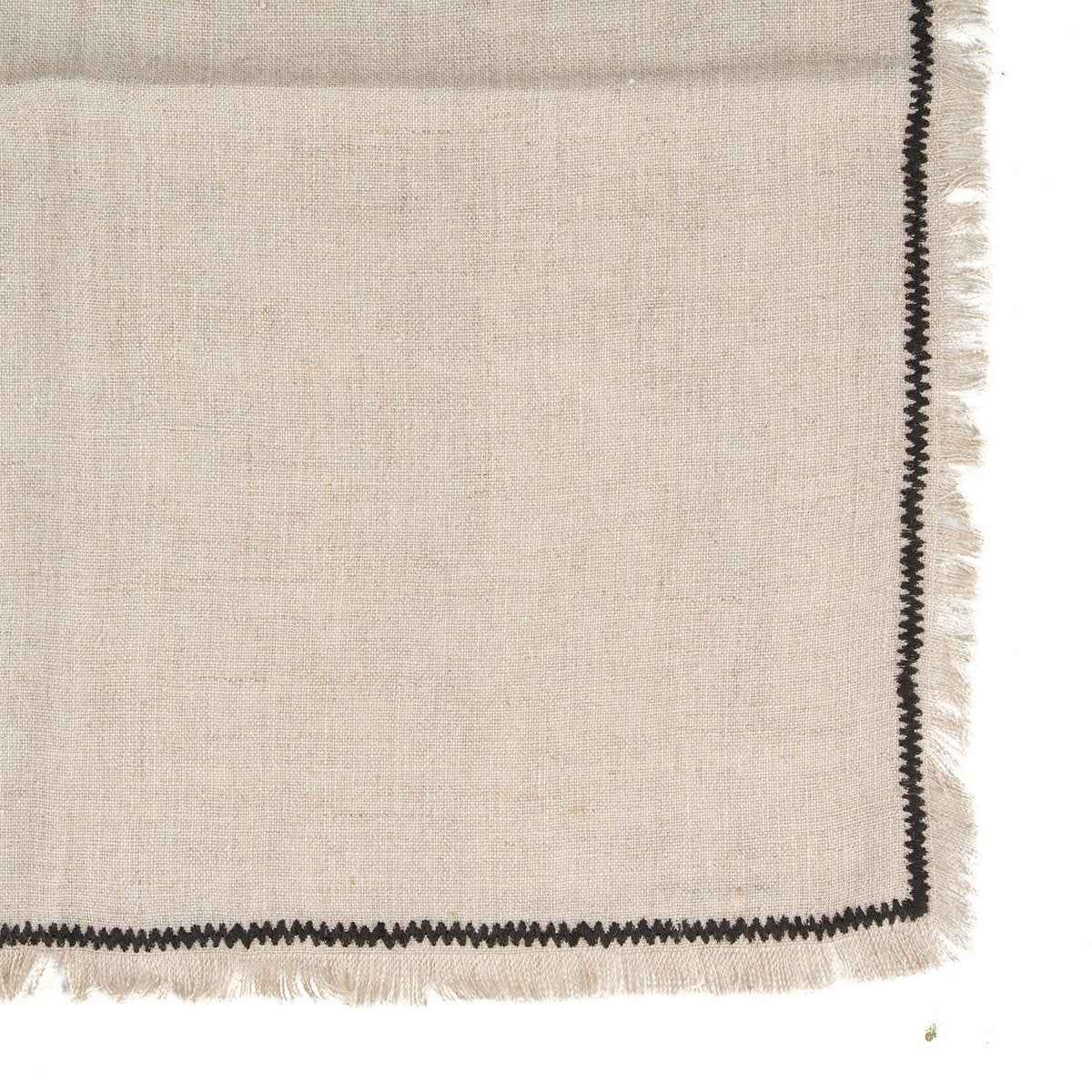 Die Toskana-Serviette – Naturschwarz – 45 x 45 Bazar Bizar Living