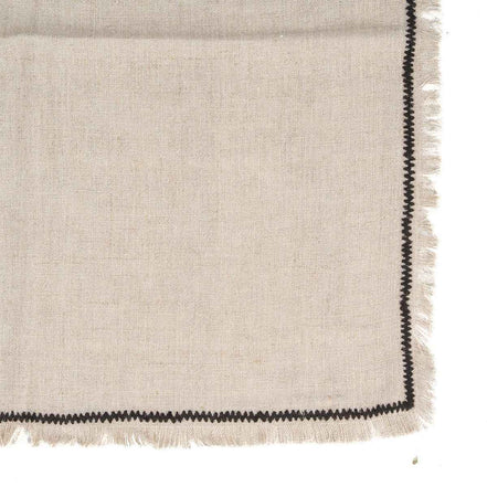 Die Toskana-Serviette – Naturschwarz – 45 x 45 Bazar Bizar Living