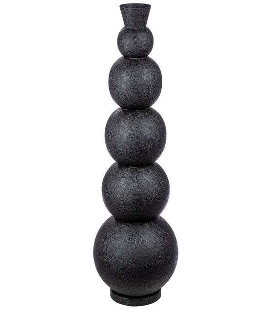 Floor vase black Rotonda H.112 cm