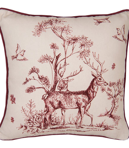 Kissenbezug Weiß Rosa 40x40 cm - Pimis living by Konceptpunkt