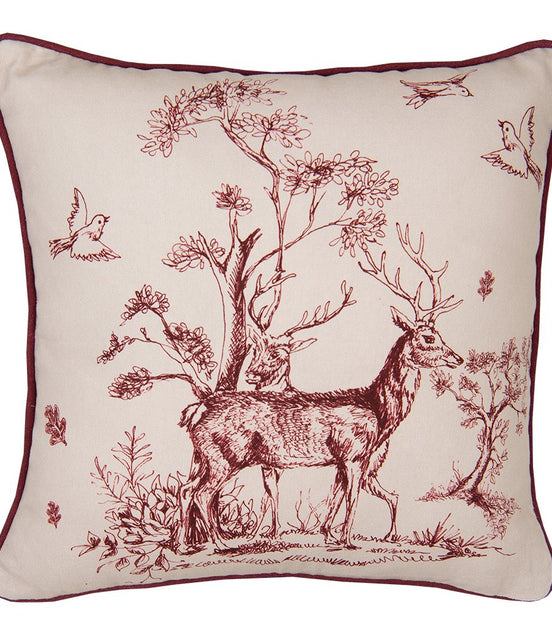 Pillowcase white pink 40x40 cm