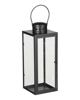 Arzilla Laterne – L14 x B13 x H35 cm – Schwarz