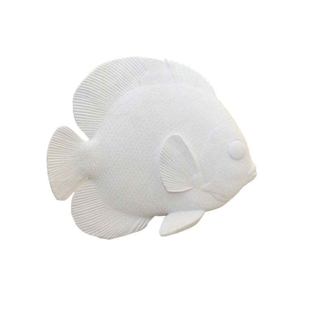 Dekorativer weißer Fisch 29x12x23cm AULICA