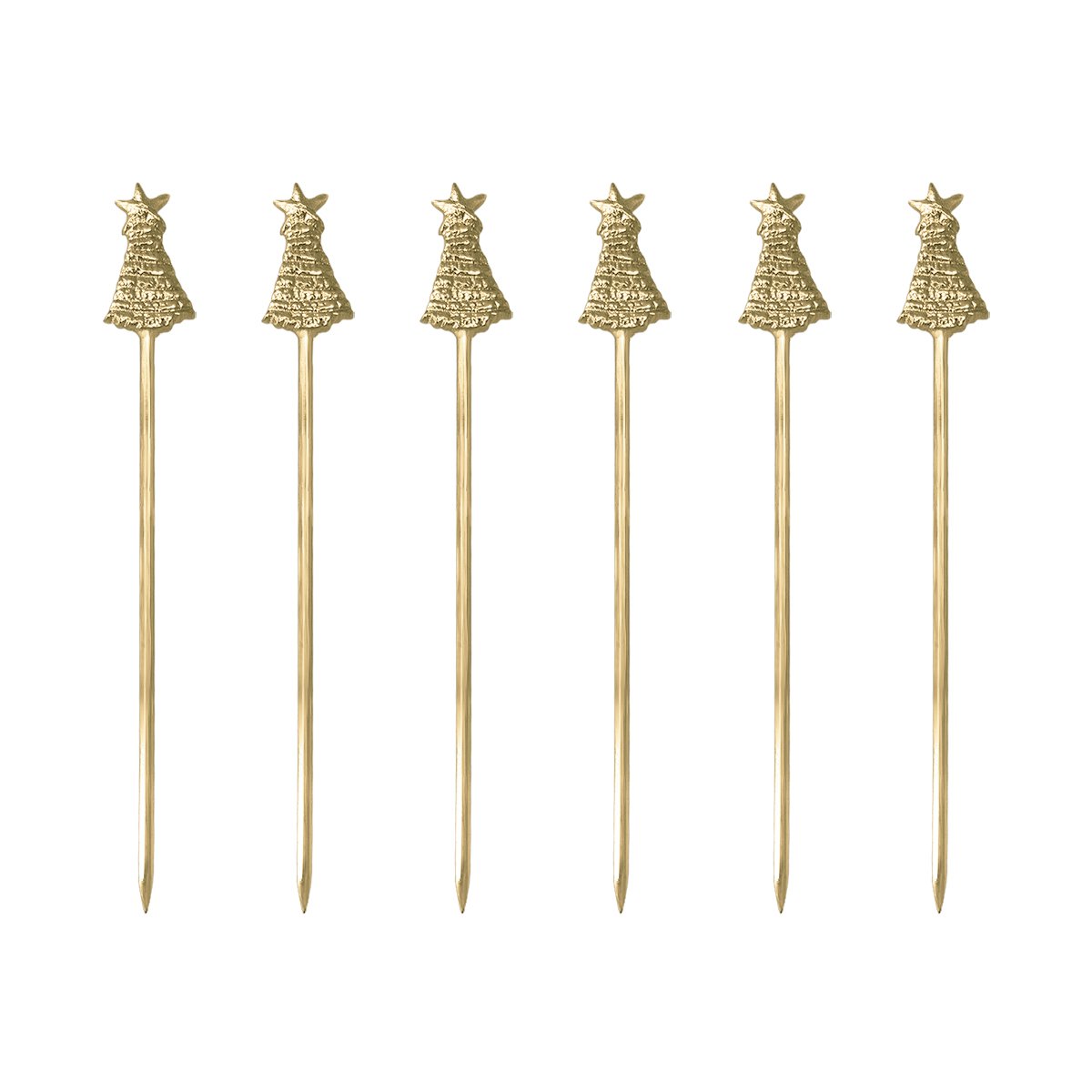 Golden Star Vorspeisenspieße – 6er-Set