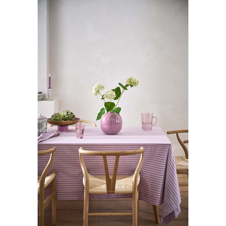 Vase metal purple 23cm