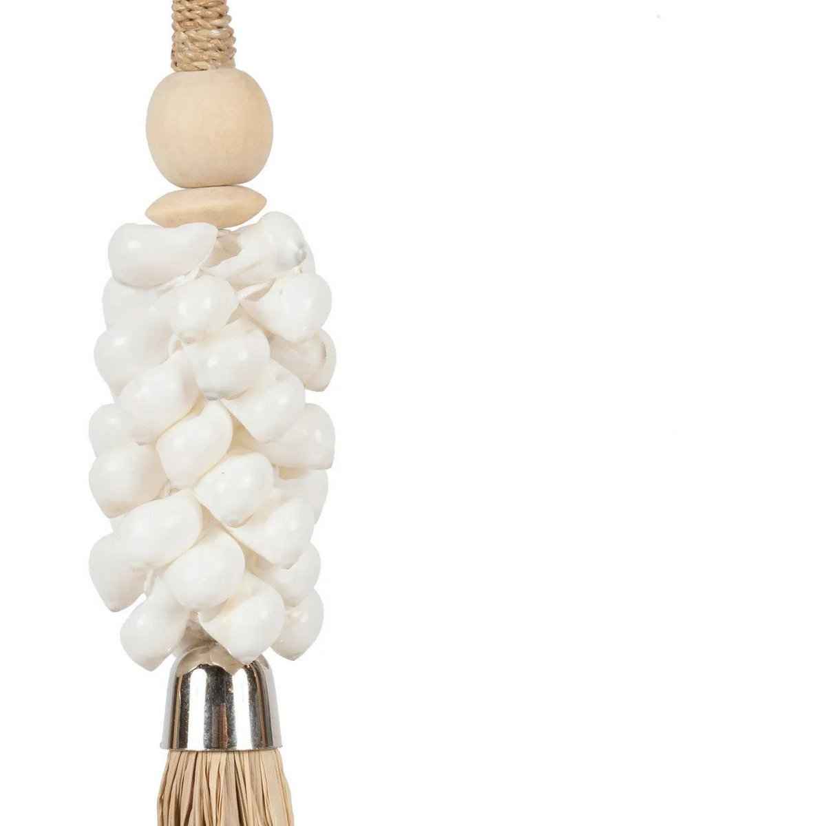 Die Kauri und Raffia Quaste - Natürlich Bazar Bizar Living