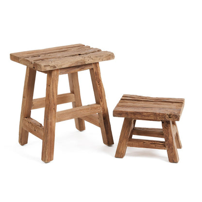 Der Yoke-Hocker – Natur – L - Pimis Living
