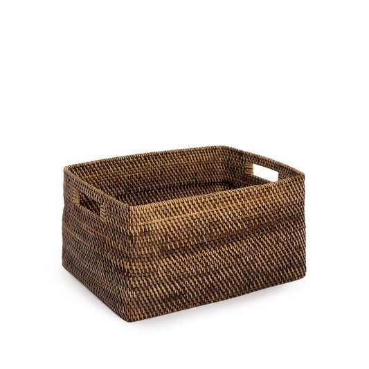 Der koloniale Zeitschriftenkorb – Naturbraun – L - Pimis Living