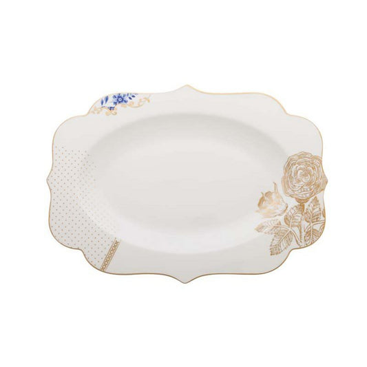 Oval Platter Royal White 40x28.5cm - Pimis Living