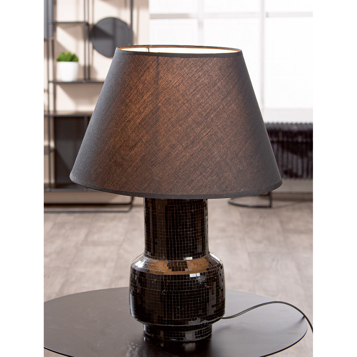 Tischleuchte Black Disco schwarz H. 48 cm, VE 1 - Pimis living by Konceptpunkt