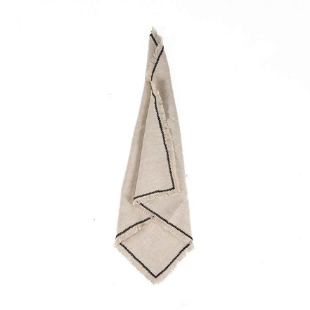 Die Toskana-Serviette – Naturschwarz – 45 x 45 Bazar Bizar Living