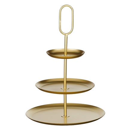 Rama Etagere 3 Lugs - L38 x W38 x H55 cm - Metal - Gold