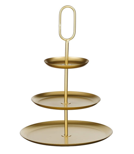 Rama Etagere 3 Lugs - L38 x B38 x H55 cm - Metall - Gold - Pimis living by Konceptpunkt
