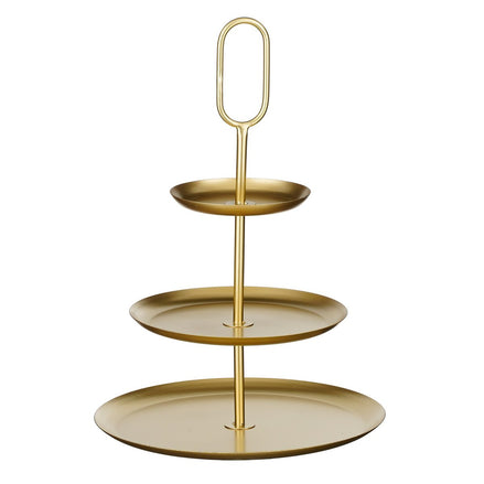 Rama Etagere 3 Lugs - L38 x B38 x H55 cm - Metall - Gold - Pimis living by Konceptpunkt