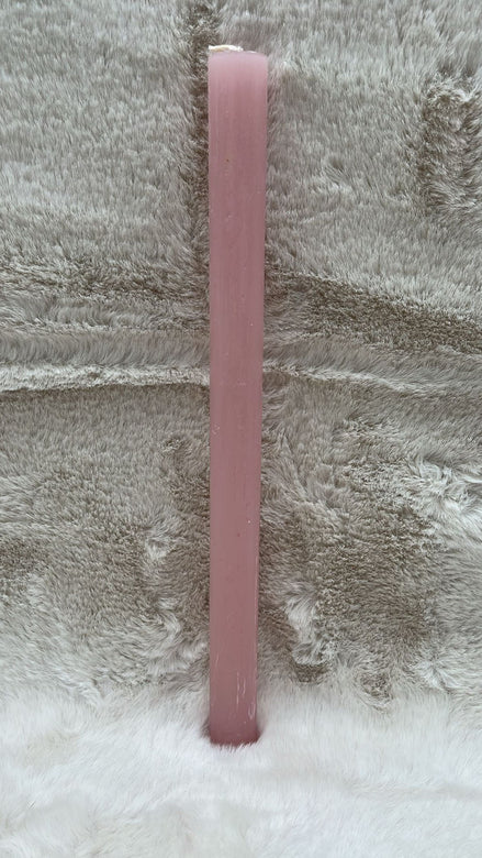 Stabkerze Rosenholzfarben 2er Set