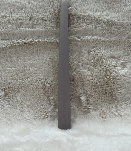 Spitzkerze Silbergrau
