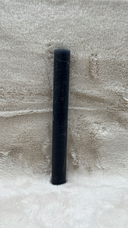 Stabkerze Schwarz 30/3,2